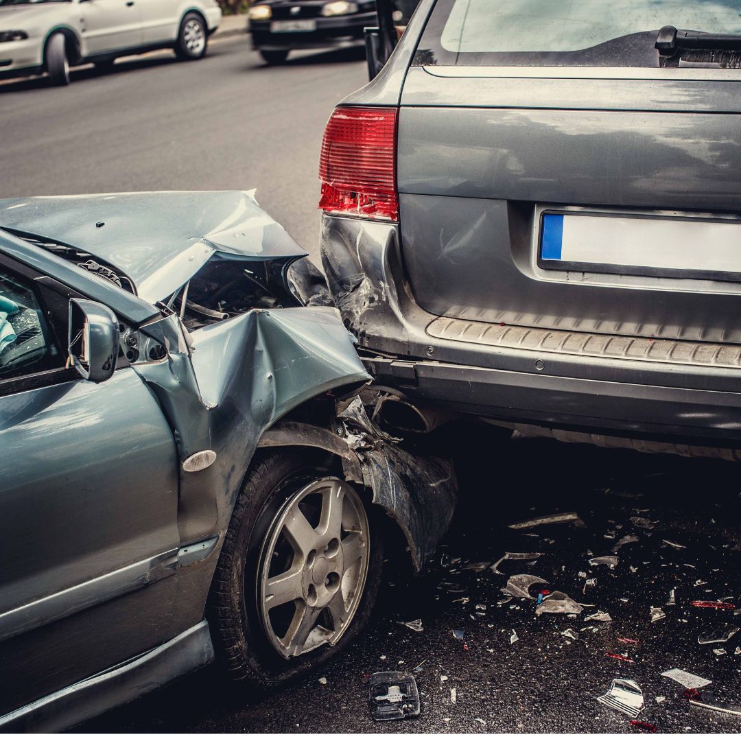 Autounfall auf der Straße
